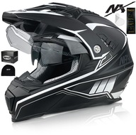 NAXA PRILBA NA MOTORKU CO3/J ENDURO veľkosť M + ANTI-FOG NAXA PRILBA NA MOTORKU CO3/J ENDURO veľkosť M + ANTI-FOG