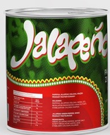 Krúžky zelenej papriky Jalapeno 3kg Krúžky zelenej papriky Jalapeno 3kg