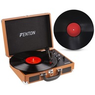 Gramofón s reproduktormi v kufri BT USB FENTON Gramofón s reproduktormi v kufri BT USB FENTON