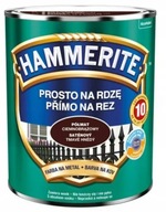 Hammerite rovný na hrdze, tmavohnedý polomatný, 2,5L Hammerite rovný na hrdze, tmavohnedý polomatný, 2,5L
