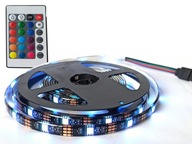 Farebný LED pásik s USB diaľkovým ovládaním, 3 metre