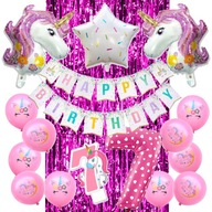BALOONS narodeninová súprava 7 YEARS OLD UNICORN UNICORN BALOONS narodeninová súprava 7 YEARS OLD UNICORN UNICORN