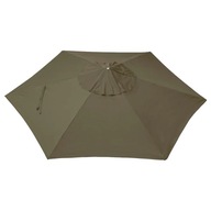 IKEA LINDOJA Strieška na dáždnik, béžová a zelená, 300 cm