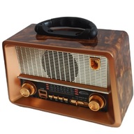 VINTAGE RÁDIO V RETRO ŠTÝLE s Bluetooth A SOLÁRNYM PANELOM VINTAGE RÁDIO V RETRO ŠTÝLE s Bluetooth A SOLÁRNYM PANELOM