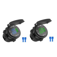 2 sada 12V / 24V rýchle nabíjanie 3.0 autocigarety Li 2 sada 12V / 24V rýchle nabíjanie 3.0 autocigarety Li