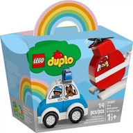 LEGO Duplo 10957 Hasičský vrtuľník a policajné auto
