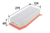 Panelový vzduchový filter VALEO 585414 Panelový vzduchový filter VALEO 585414