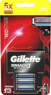 Holiace kazety Gillette Mach3 RedStart 5 kusov