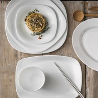 Jedálenský set pre 12 osôb, štvorcový biely Bormioli Rocco PARMA, 44 prvkov Jedálenský set pre 12 osôb, štvorcový biely Bormioli Rocco PARMA, 44 prvkov