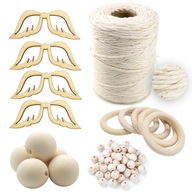 SET ANJELSKÉ KRÍDLA MACRAME - ZLATÁ NIT SET ANJELSKÉ KRÍDLA MACRAME - ZLATÁ NIT