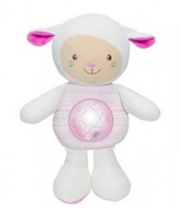 Chicco Sheep s nočnou lampou a zvukom Pink