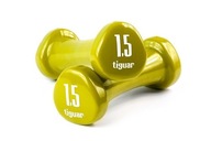 VINYL Činky tiguar 2 x 1,5 kg BOX OLIV VINYL Činky tiguar 2 x 1,5 kg BOX OLIV