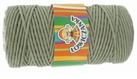Bavlnená struna Twist Macrama J. Olive 3mm Bavlnená struna Twist Macrama J. Olive 3mm