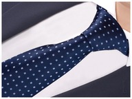 MICROFIBER JACQUARD pánska kravata, námornícka modrá, g100 MICROFIBER JACQUARD pánska kravata, námornícka modrá, g100