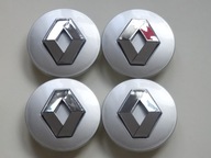 4x stredová krytka na ráfiky RENAULT 57 mm 8200043899 3D strieborná 4x stredová krytka na ráfiky RENAULT 57 mm 8200043899 3D strieborná