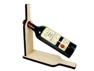 Stabilný drevený stojan na víno a alkohol