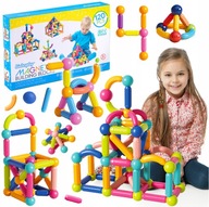 MAGNETICKÉ STAVEBNÉ BLOKY VEĽKÉ XXL 120 kusov MAGNETICKÉ STAVEBNÉ BLOKY VEĽKÉ XXL 120 kusov