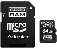 PAMÄŤOVÁ KARTA GOODRAM 64GB MICRO SD XC CLASS 10