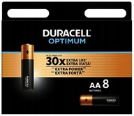 DURACELL OPTIMUM LR6 AA alkalická batéria 8 ks. DURACELL OPTIMUM LR6 AA alkalická batéria 8 ks.