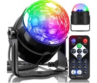 DISCO PROJEKTOR OTOČNÁ DISCO GUĽA LASER RGB LED REFLEKTOR + DIAĽKOVÝ DISCO PROJEKTOR OTOČNÁ DISCO GUĽA LASER RGB LED REFLEKTOR + DIAĽKOVÝ