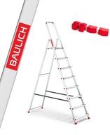 Hliníkový domáci rebrík BAULICH 8 stupňov + HÁK