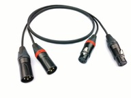 CORDIAL CMK422 KÁBEL 2 XLR až 2 XLR NEUTRIK 8m CORDIAL CMK422 KÁBEL 2 XLR až 2 XLR NEUTRIK 8m