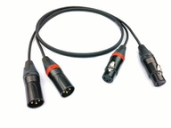 CORDIAL CMK422 KÁBEL 2 XLR až 2 XLR NEUTRIK 8m