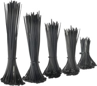 Sada sťahovacích pások, sťahovacích pások, 10 - 30 cm, 100 ks Sada sťahovacích pások, sťahovacích pások, 10 - 30 cm, 100 ks