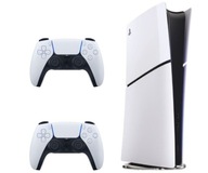 Digitálna tenká konzola SONY PlayStation 5 + ovládač SONY DualSense White