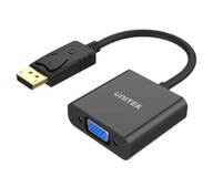 Unitek DisplayPort - VGA (D-Sub) FHD adaptér 15 cm Unitek DisplayPort - VGA (D-Sub) FHD adaptér 15 cm