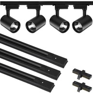 4x SET BUSTER RAIL LED REFLEKTORY STUDENÁ FARBA 3000K 3m