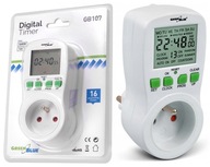 ČASOVACÍ SPÍNAČ ČASOVACÍ SPÍNAČ PROGRAMÁTOR 3860W GreenBlue GB107 ČASOVACÍ SPÍNAČ ČASOVACÍ SPÍNAČ PROGRAMÁTOR 3860W GreenBlue GB107