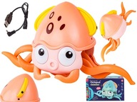 Utečená plaziaca sa chobotnica, interaktívna hračka, svieti, hrá melódie
