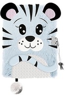 Diár s 3D visiacim zámkom A5 96k Snow Tiger