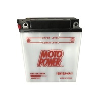 Výkonná batéria 12V 12Ah 12N12A-4A-1 MOTOPOWER Výkonná batéria 12V 12Ah 12N12A-4A-1 MOTOPOWER