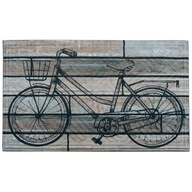 Gumová rohožka s potlačou 45x75 cm Cyklistický vzor