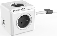 PowerCube Extended sivá, kábel 1,5 m, 4 zásuvky PowerCube Extended sivá, kábel 1,5 m, 4 zásuvky