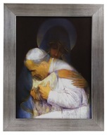 OBRAZ V SR. RÁM 39X49 SVÄTÝ PÁPEŽ JÁN PAVOL II OBRAZ V SR. RÁM 39X49 SVÄTÝ PÁPEŽ JÁN PAVOL II