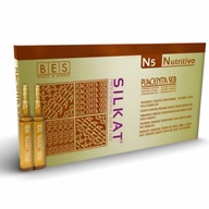 Ampulky na posilnenie vlasov BES Silkat Placenta SEB N5 - 12x10ml Ampulky na posilnenie vlasov BES Silkat Placenta SEB N5 - 12x10ml