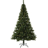 Umelý vianočný stromček s LED svetlami 210 cm IP44
