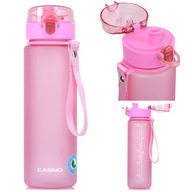 Fľaša na vodu CASNO Tritan 0,5 l bez BPA s remienkom na ruku Fľaša na vodu CASNO Tritan 0,5 l bez BPA s remienkom na ruku