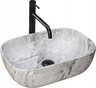 Umývadlo na dosku Livia Stone 33x46 cm Rea Umývadlo na dosku Livia Stone 33x46 cm Rea