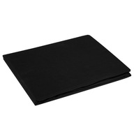 Čierna bavlnená saténová obliečka s gumičkou 140X200 Čierna bavlnená saténová obliečka s gumičkou 140X200