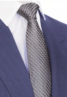 SILK 100% žakárová pánska kravata šedá GREG kj54 SILK 100% žakárová pánska kravata šedá GREG kj54