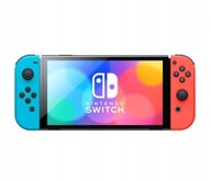 OLED konzola Nintendo Switch v červenej a modrej farbe