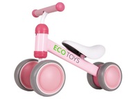 Cvičte mini balančný bicykel Pink ECOTOYS
