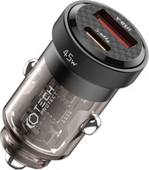 RÝCHLA NABÍJAČKA DO AUTO 45W USB-A + USB-C RÝCHLA NABÍJAČKA DO AUTO 45W USB-A + USB-C