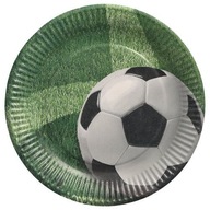 Papierový futbalový tanier FUTBAL 23cm 10ks