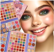 Maľby očných tieňov pre dievčatá Make Up Set 68 očných tieňov Maľby očných tieňov pre dievčatá Make Up Set 68 očných tieňov