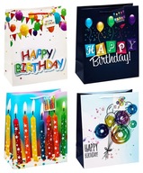 TSI narodeninové tašky 12 ks Big Happy Birthday